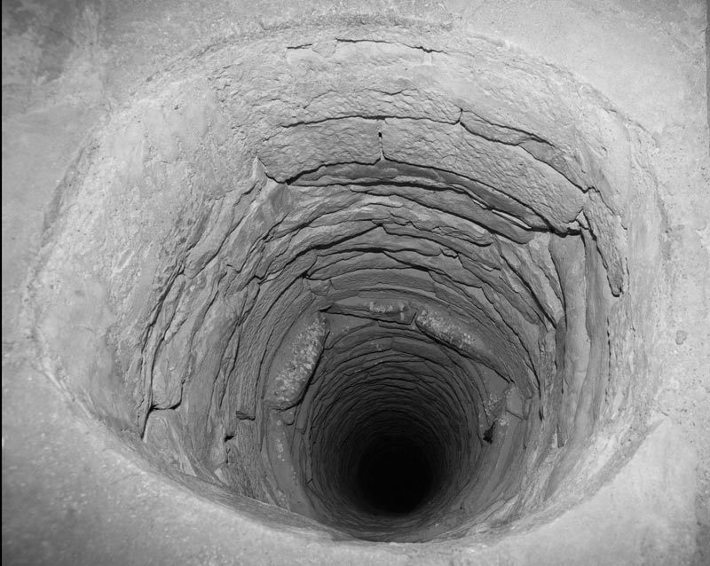 A deep well called 'Patali Kuan' in Jaisalmer district, Rajasthan, rejuvenated by Chattar Singh Jam - the Water Wizard of Thar Desert